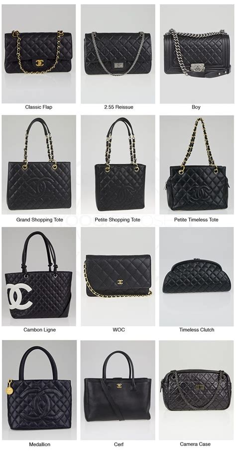 chanel bag styles|chanel bag catalogue.